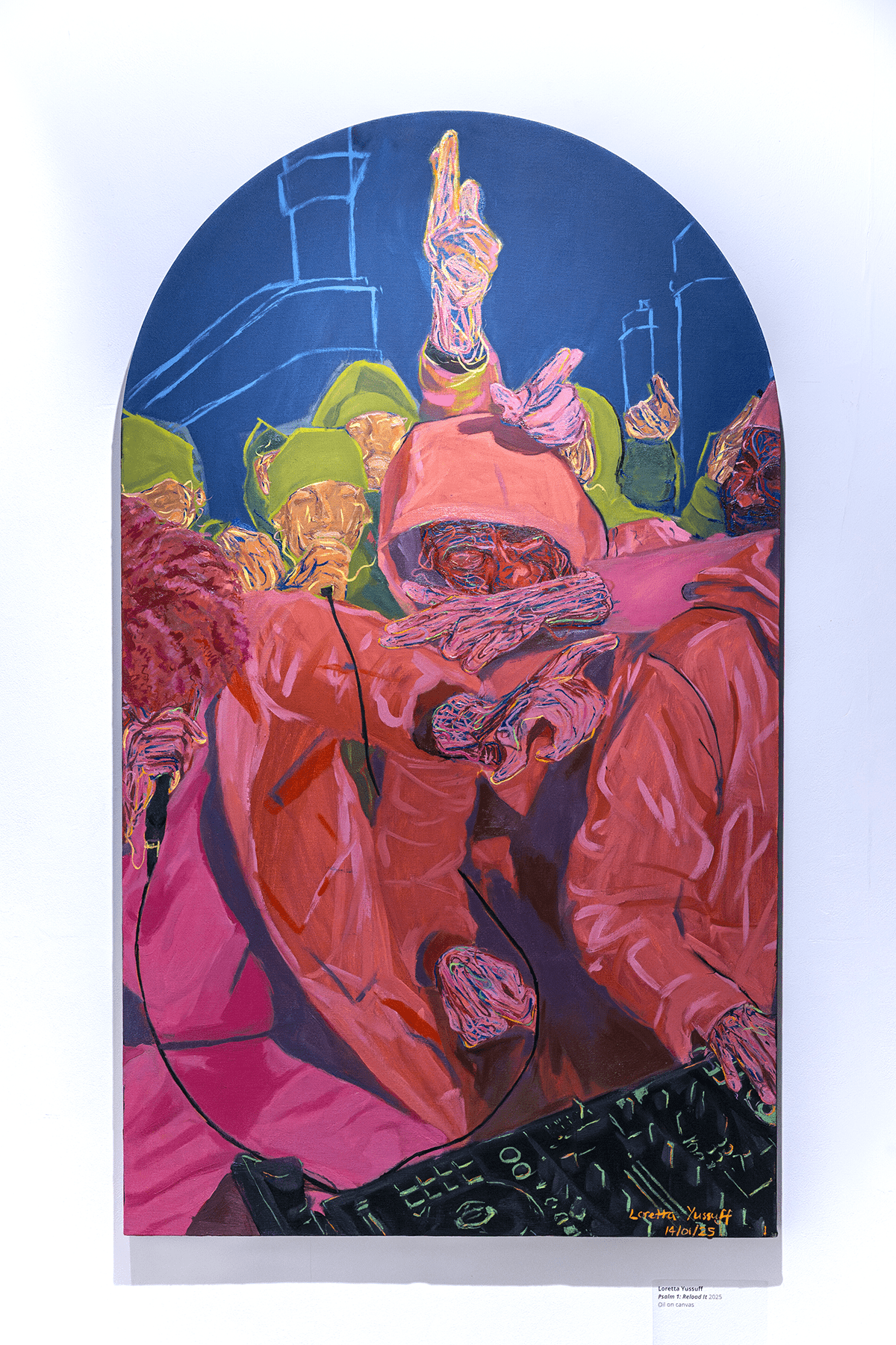 Loretta Yusseff painting